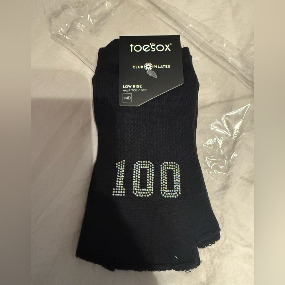 Pilates ToeSox Black Low Rise Socks